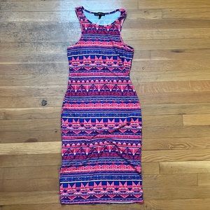 Knit midi bodycon dress